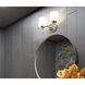 Henri Vanity Wall Light in Chrome