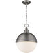 Peyton 2 Light 14.75 inch Antique Nickel Pendant Ceiling Light