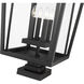 Seoul 4 Light 32 inch Black Outdoor Pier Mounted Fixture