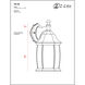 Waterdown 1 Light 11.75 inch Black Outdoor Wall Light