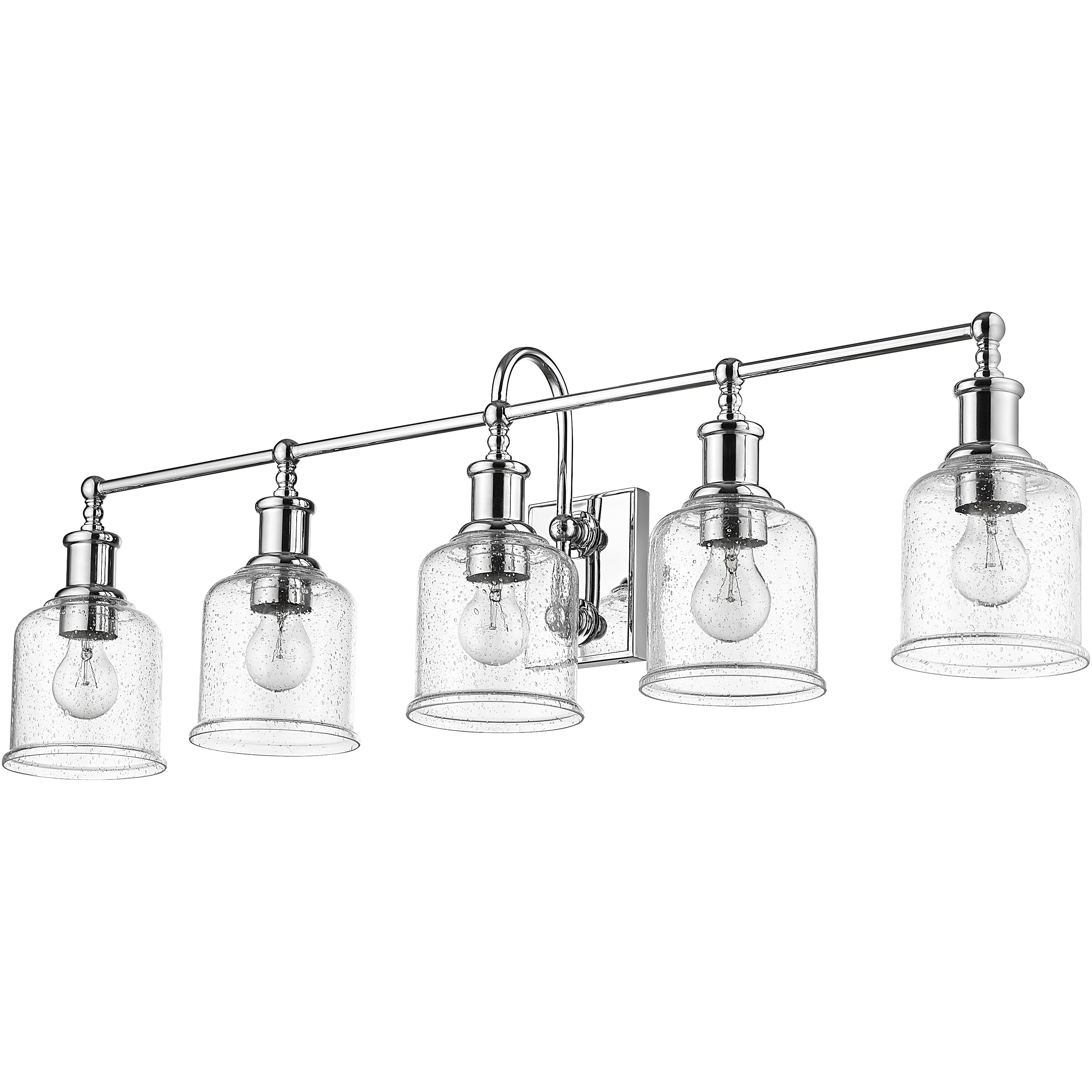Bryant 5 Light 40.5 inch Chrome Vanity Wall Light