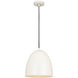 Z-Studio 1 Light 12 inch Satin White Pendant Ceiling Light in Matte White