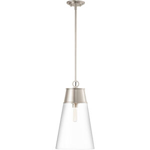 Wentworth 1 Light 12 inch Brushed Nickel Pendant Ceiling Light