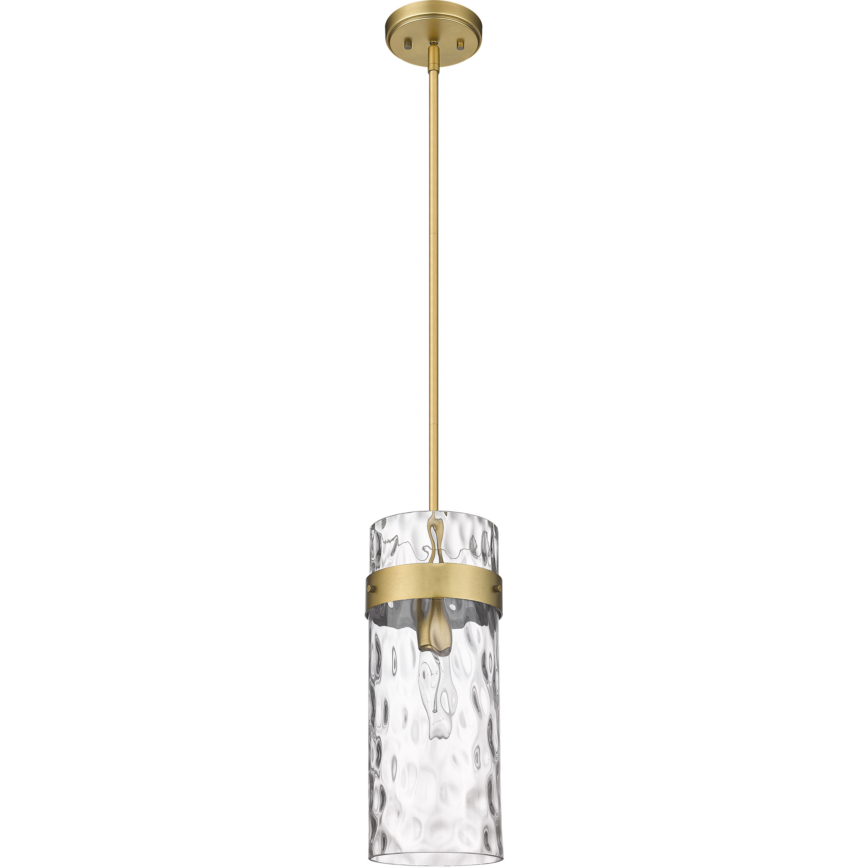 Fontaine 1 Light 6.5 inch Rubbed Brass Pendant Ceiling Light in Rubbed Bronze