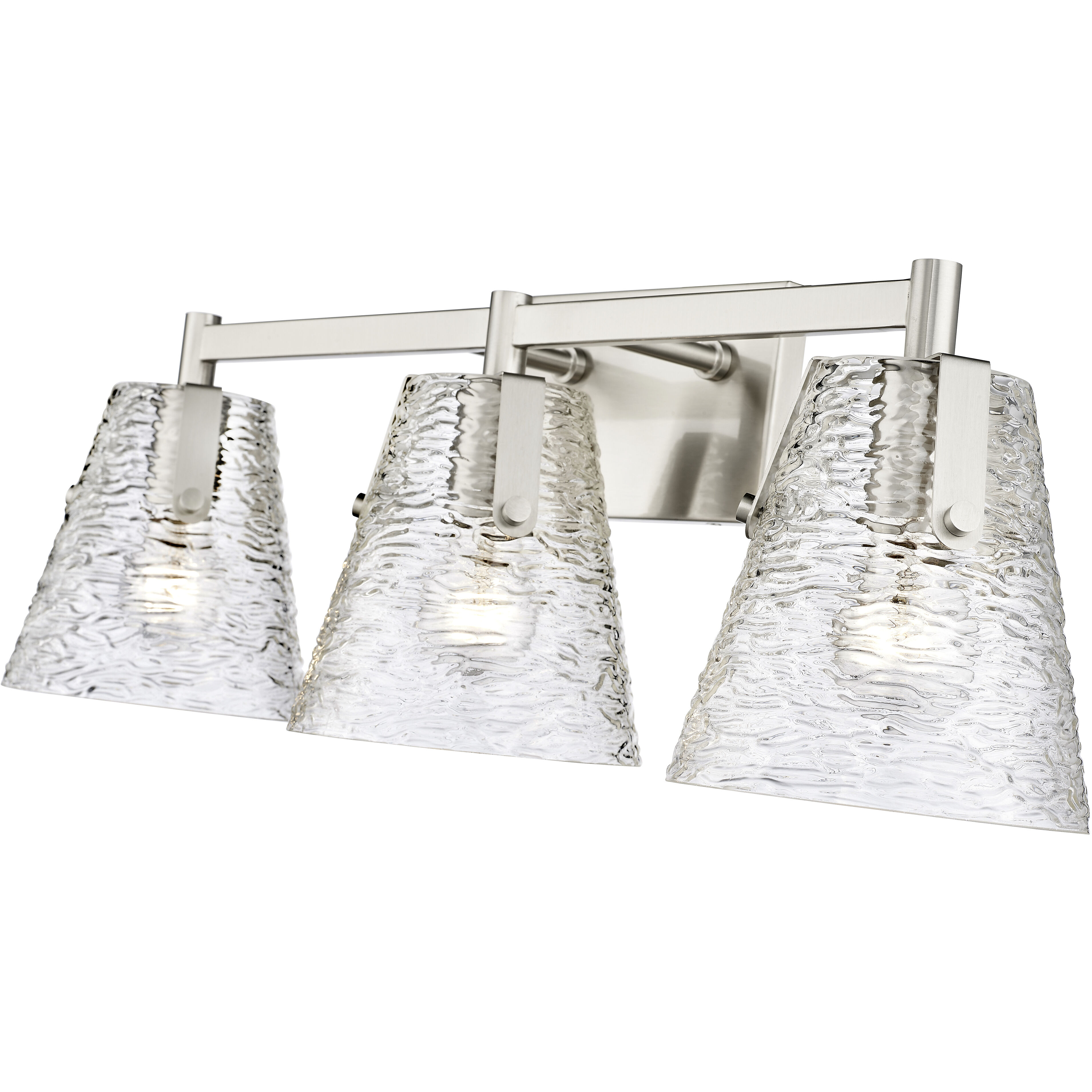 Analia 3 Light 26.25 inch Brushed Nickel Vanity Wall Light