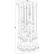 Alton 27 Light 36 inch Matte Black Chandelier Ceiling Light