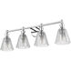 Auden 4 Light 31.75 inch Chrome Bath Vanity Wall Light