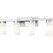 Danica 4 Light 29.5 inch Chrome Bath Vanity Light Wall Light