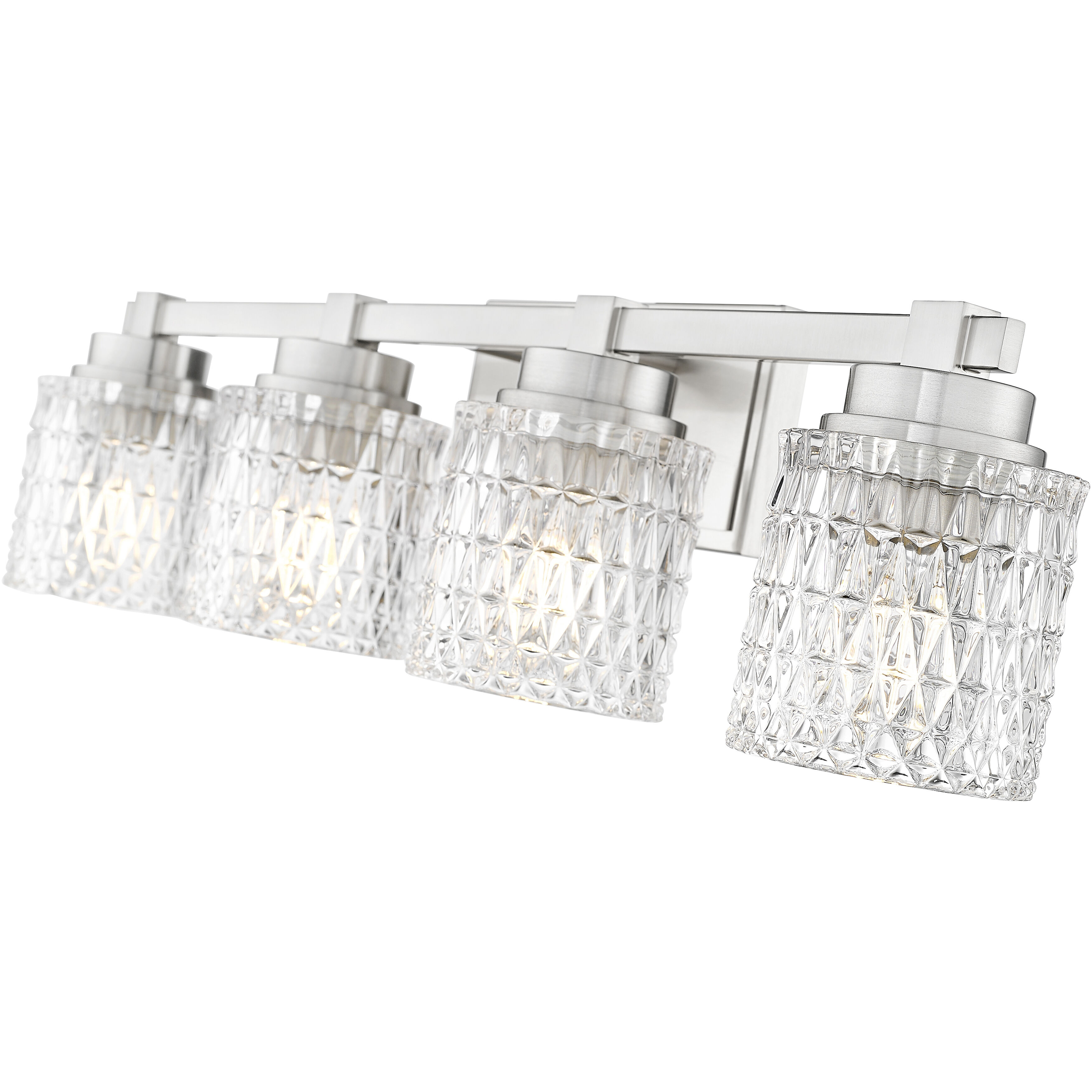 Jacqueline Vanity Wall Light in Brushed Nickel