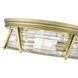 Cape Harbor 4 Light 20 inch Rubbed Brass Flush Mount Ceiling Light