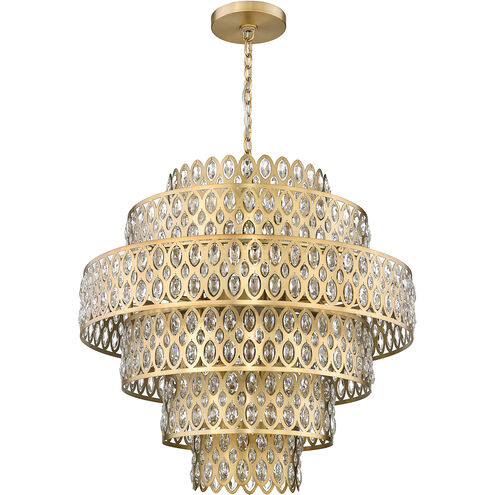 Dealey 17 Light 32.5 inch Heirloom Brass Chandelier Ceiling Light
