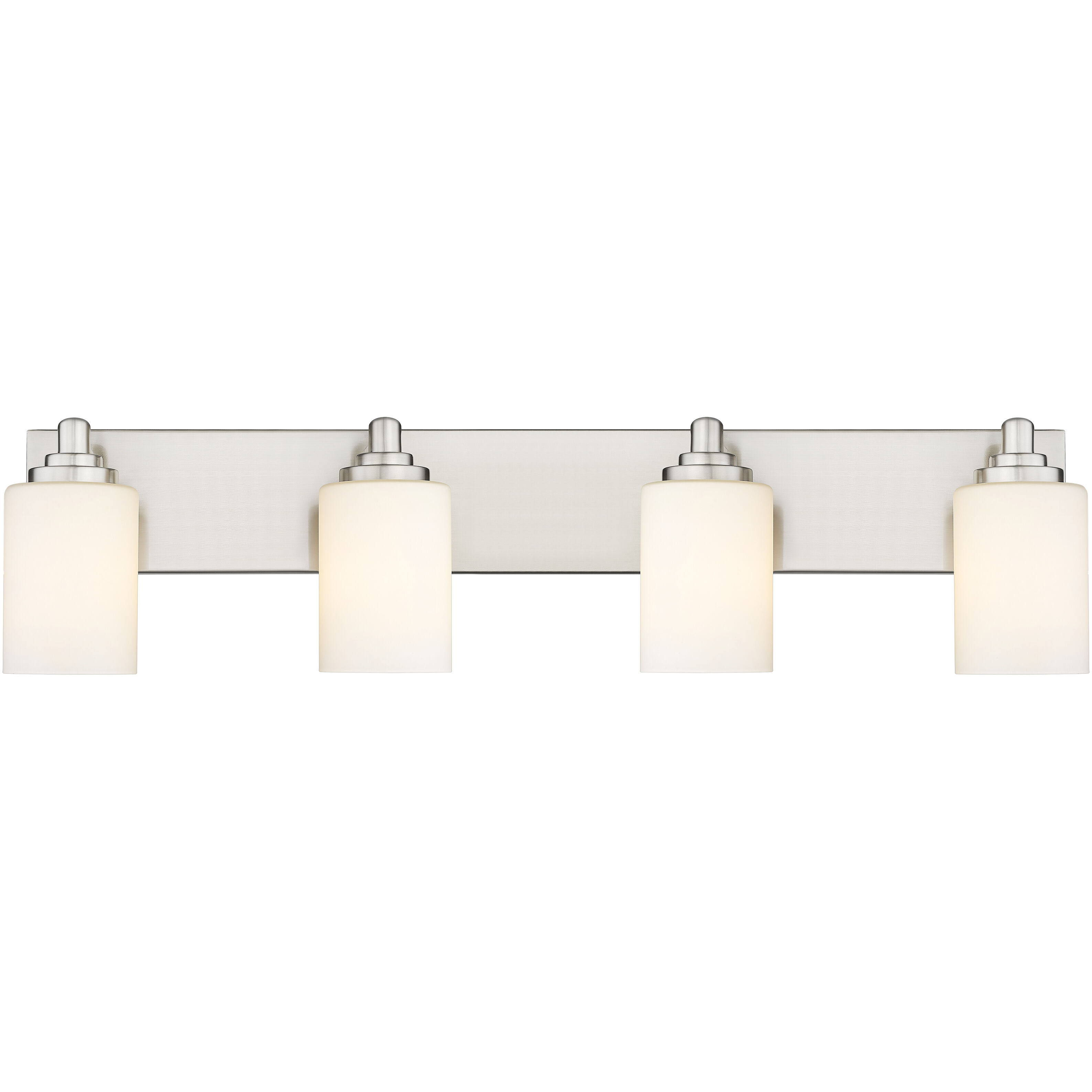 Soledad 4 Light 31.5 inch Brushed Nickel Vanity Wall Light