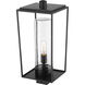 Sheridan 1 Light 22.25 inch Black Outdoor Post Mount Fixture