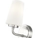 Montford Wall Sconce Wall Light in Brushed Nickel