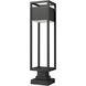 Barwick LED 28.25 inch Black Outdoor Pier Mounted Fixture