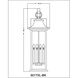 Tiberius 6 Light 34 inch Black Outdoor Wall Light