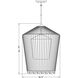 Lido 1 Light 18.5 inch Matte Black Pendant Ceiling Light