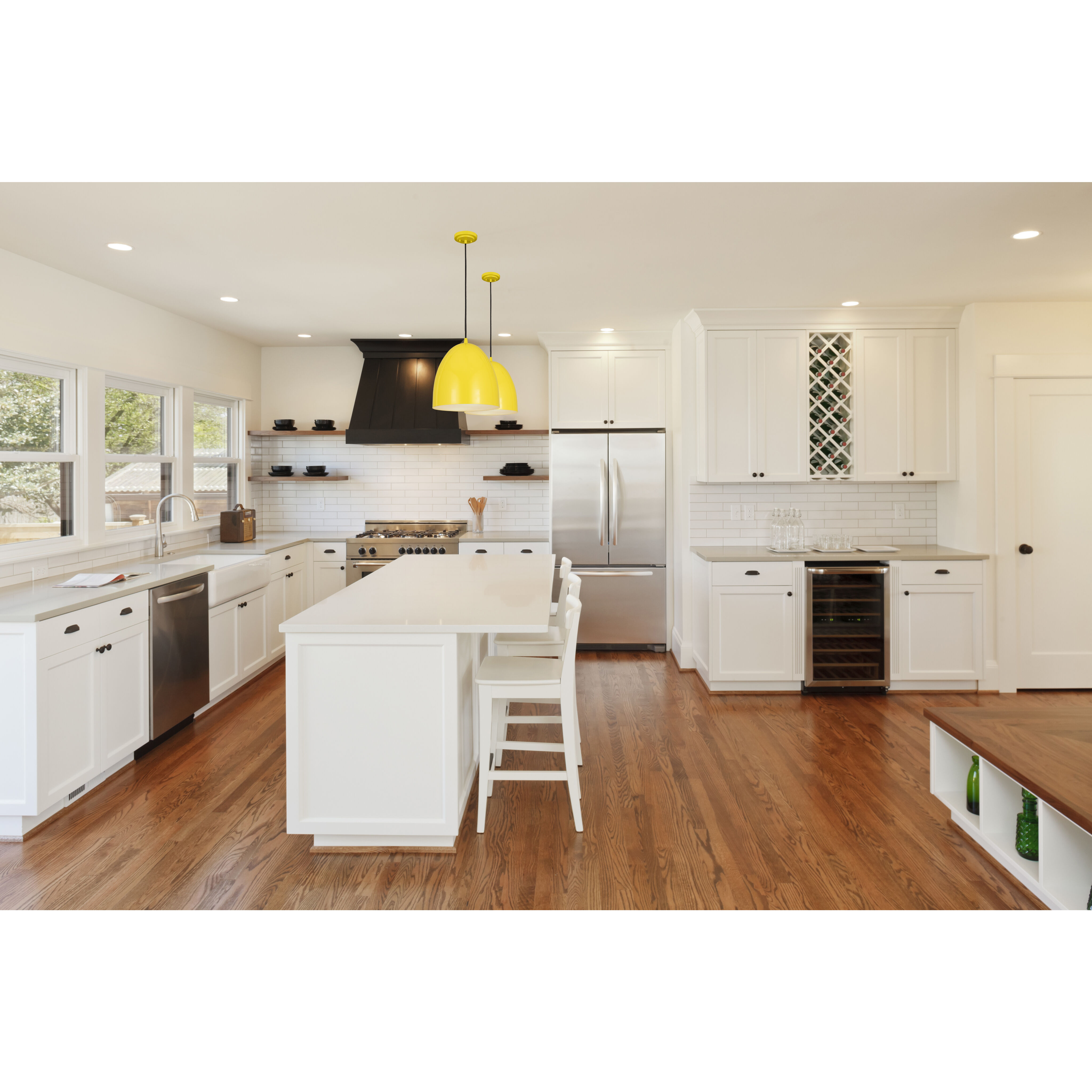 Z-Studio 1 Light 12 inch Yellow Pendant Ceiling Light