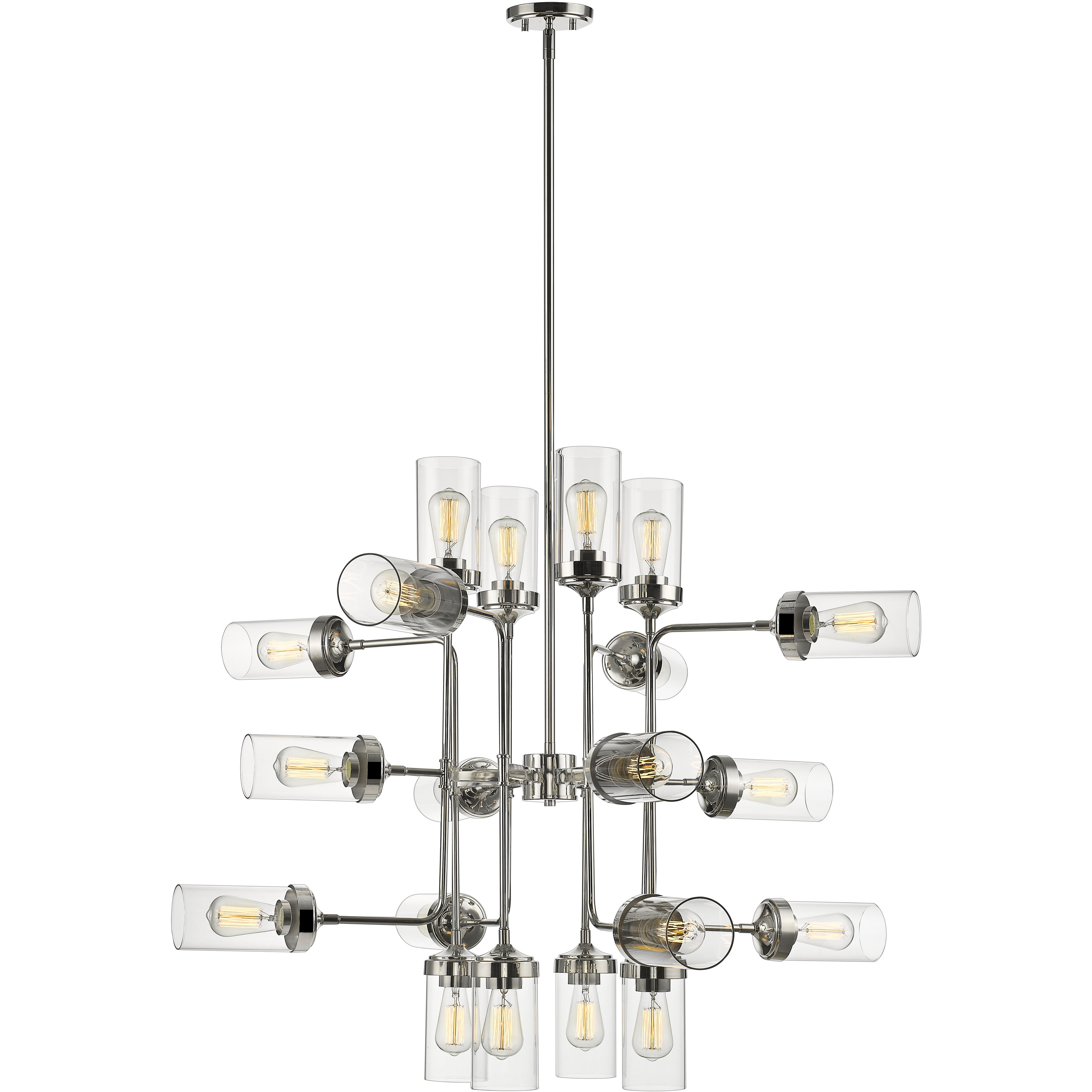 Calliope 20 Light 42 inch Polished Nickel Chandelier Ceiling Light