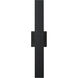 Edge LED 20.5 inch Black Outdoor Wall Light