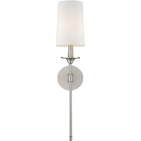 Emily 1 Light 5.5 inch Brushed Nickel Wall Sconce Wall Light