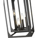 Easton 4 Light 9.25 inch Matte Black Chandelier Ceiling Light