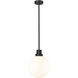 Laurent 1 Light 12 inch Black Outdoor Pendant