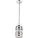 Dealey 1 Light 6.5 inch Chrome Pendant Ceiling Light