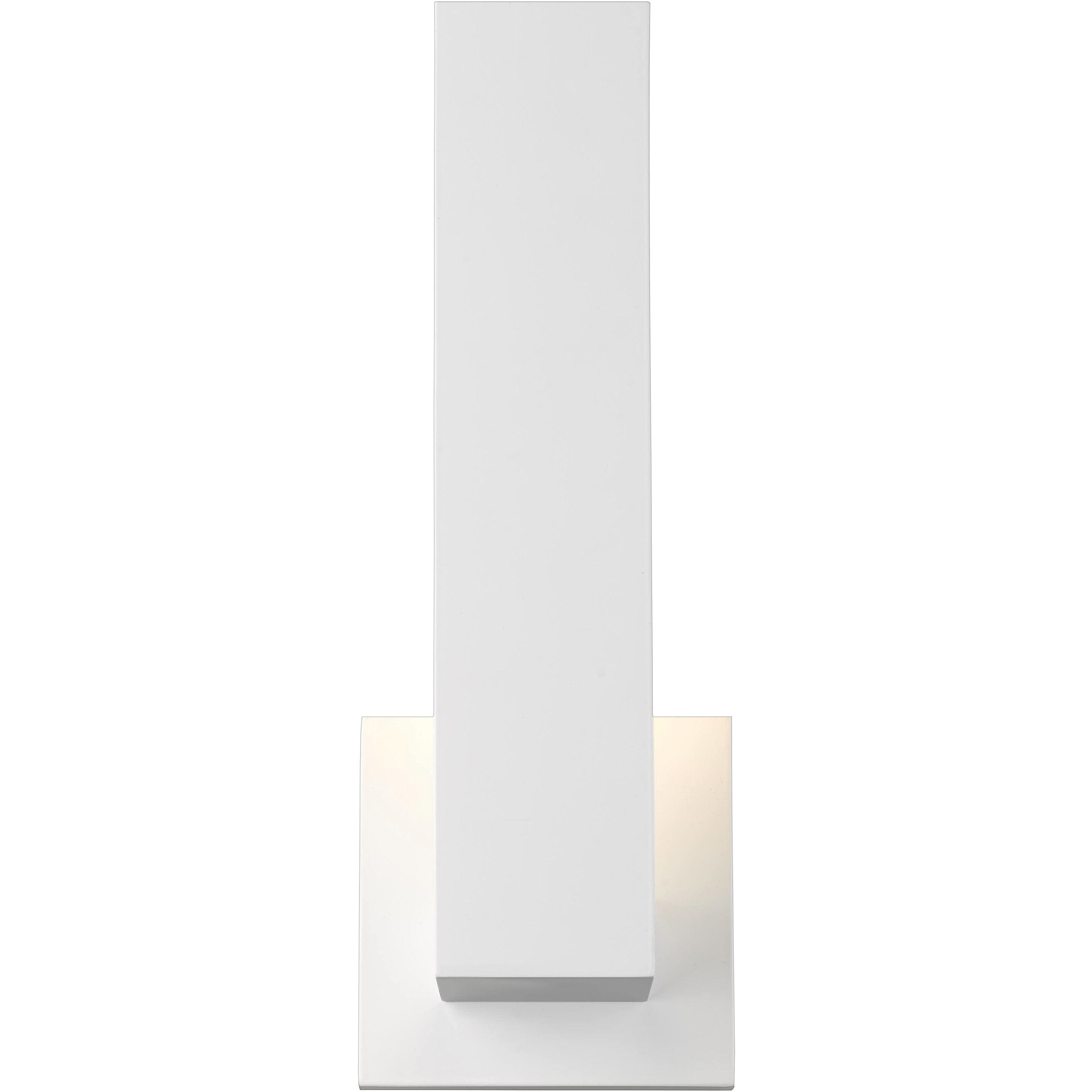 Edge LED 12 inch White Outdoor Wall Light