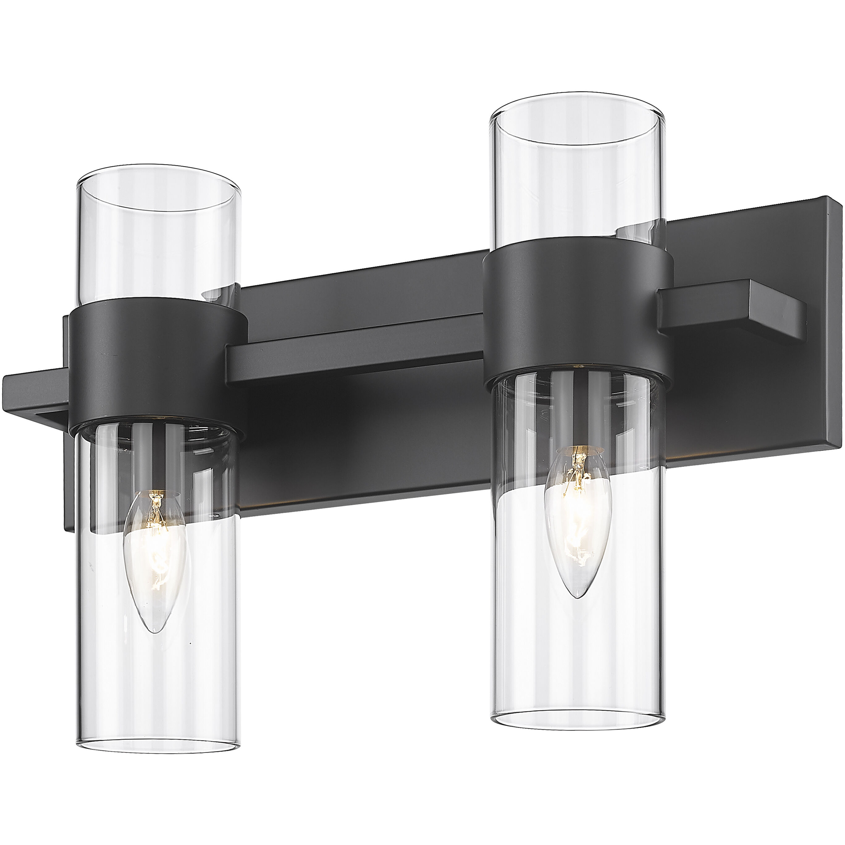 Lawson 2 Light 17 inch Matte Black Vanity Wall Light