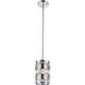 Dealey 1 Light 6.5 inch Chrome Pendant Ceiling Light