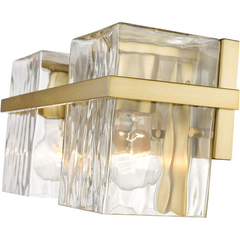 Bennington 2 Light 14.25 inch Modern Gold Vanity Wall Light