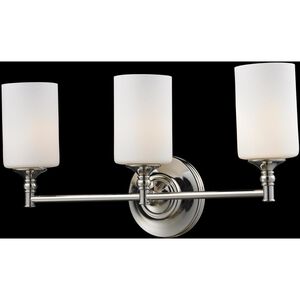 Cannondale 3 Light 22 inch Chrome Bath Vanity Wall Light in 1.6