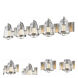 Mariner 5 Light 40 inch Brushed Nickel Vanity Wall Light