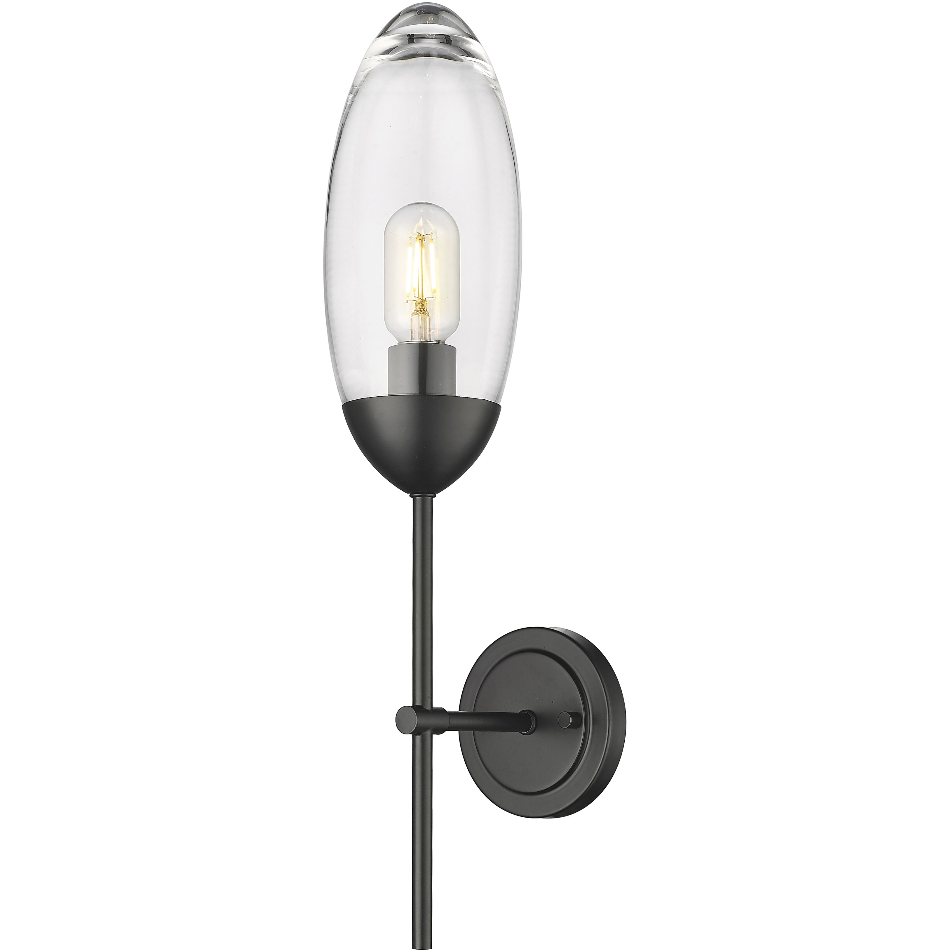 Arden 1 Light 4.5 inch Matte Black Wall Sconce Wall Light