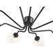 Breton 8 Light 46 inch Matte Black Chandelier Ceiling Light