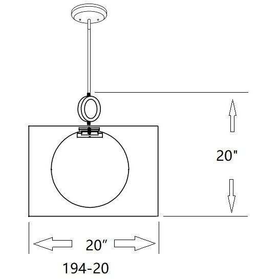 Arosia 1 Light 20 inch Chrome Pendant Ceiling Light in 9, Gray Fabric