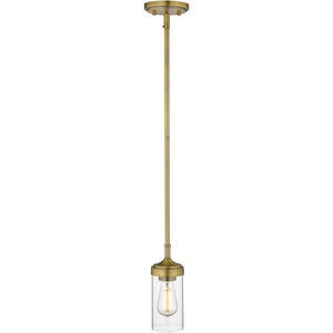 Calliope 1 Light 5 inch Foundry Brass Pendant Ceiling Light