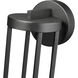 Leland LED 12.5 inch Sand Black Outdoor Wall Light