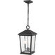 Beacon 2 Light 9.5 inch Oil Rubbed Bronze Outdoor Chain Mount Ceiling Fixture