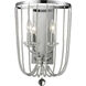 Serenade 2 Light 12 inch Chrome Wall Sconce Wall Light