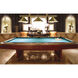 Cordon 3 Light 57.25 inch Rubbed Brass Billiard Ceiling Light in Rubbed Brass Metal