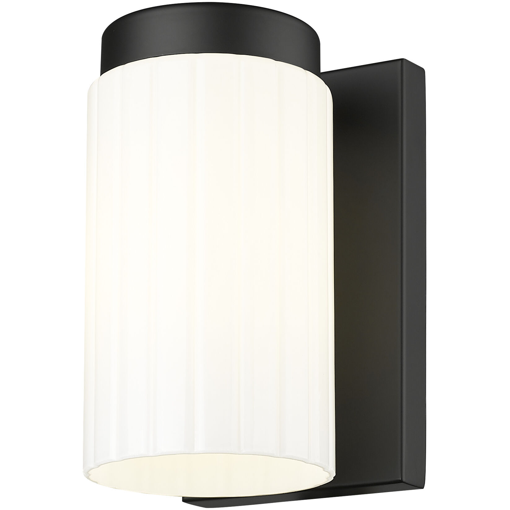 Burk 1 Light 4.25 inch Matte Black Wall Sconce Wall Light