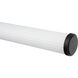 Warwick LED 32.5 inch Matte Black Bathroom Vanity Wall Light