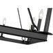 Barclay 12 Light 34 inch Matte Black Chandelier Ceiling Light