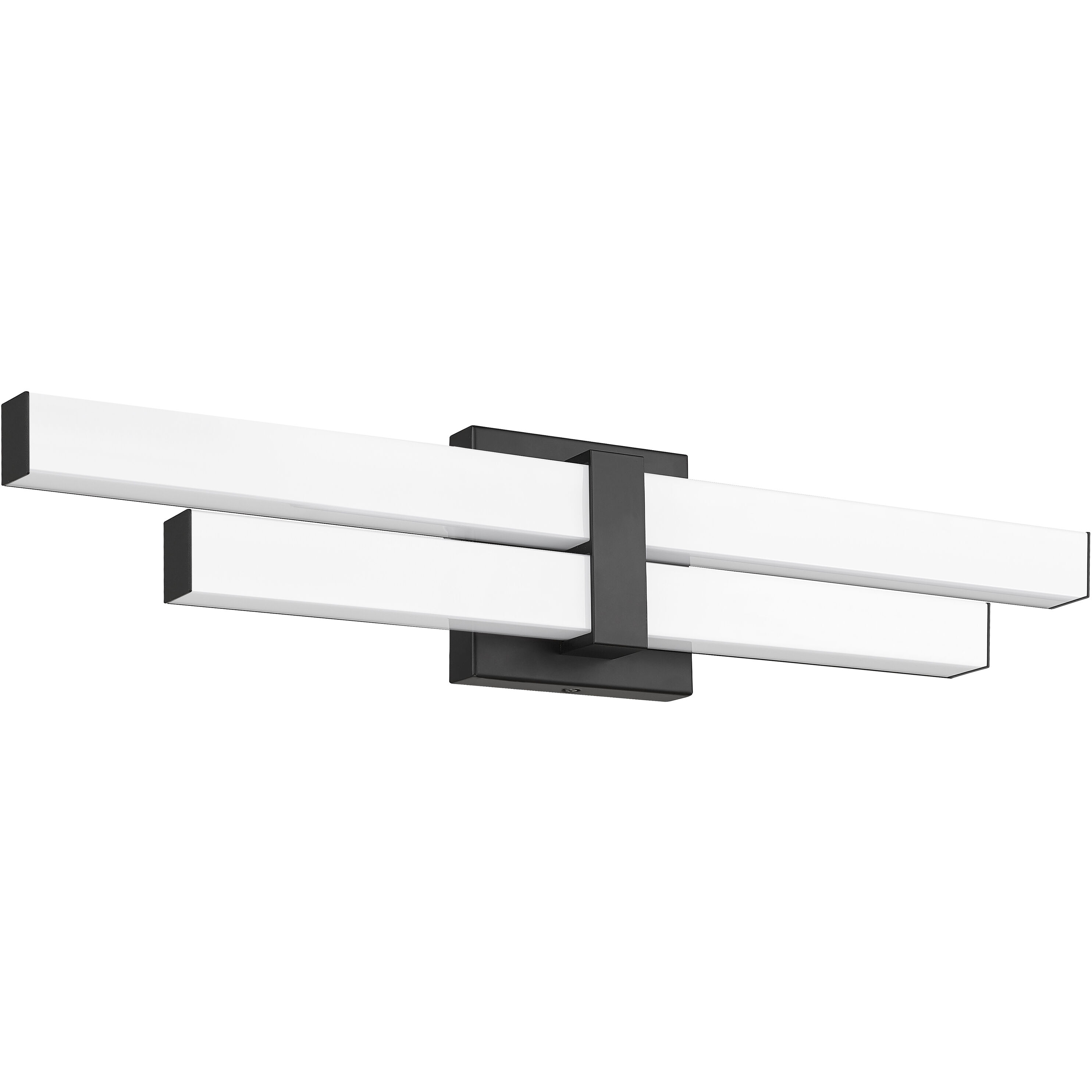 Zane LED 25 inch Matte Black Vanity Wall Light