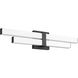 Zane LED 25 inch Matte Black Vanity Wall Light