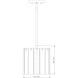Glacier 1 Light 8.5 inch Modern Gold Pendant Ceiling Light