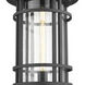 Jordan 1 Light 114 inch Black Outdoor Post Mounted Fixture in 18.5
