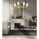 Danica 8 Light 31.5 inch Modern Gold Chandelier Ceiling Light